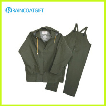 PVC / Polyester Rainsuit mit Latzhose (RPP-010A)